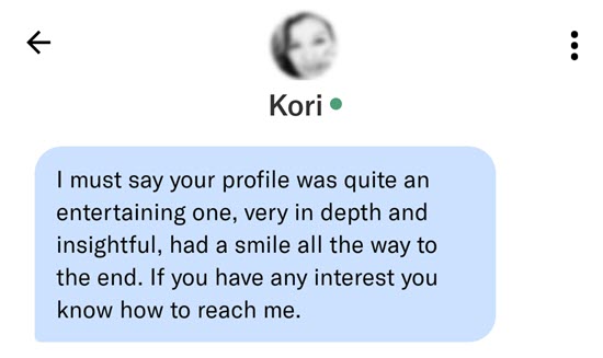 OkCupid woman contact first