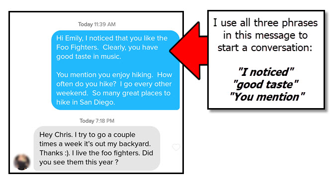 Good things to start conversations on tinder