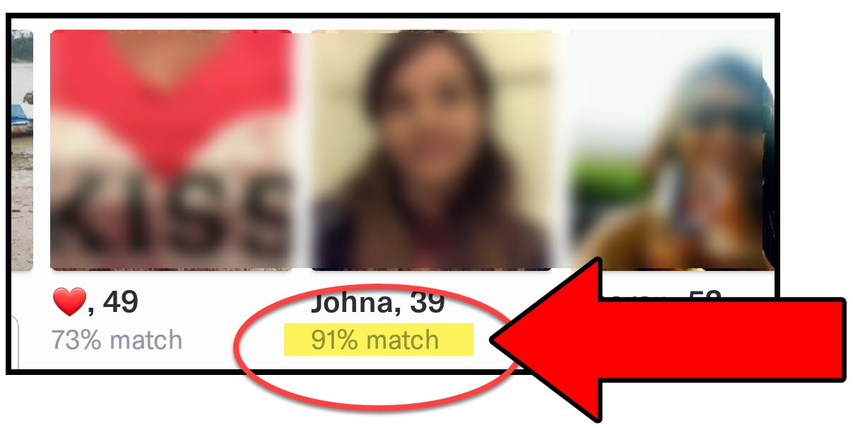 Do match percentages work on dating sites?