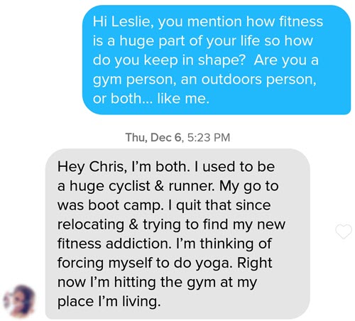 Show effort in your icebreakers to women on Tinder