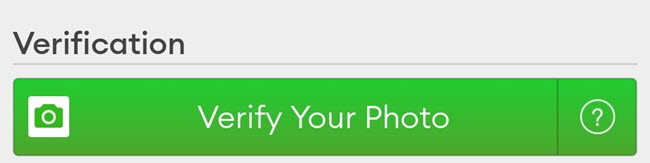 Click the green button to verify your photos on Zoosk