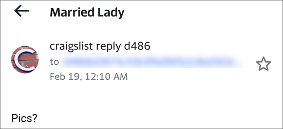 Women will ask for pics on Craigslist